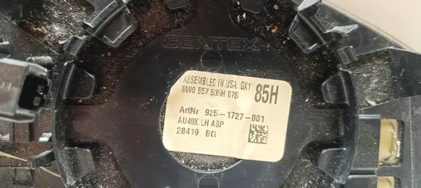 Verre de rétroviseur gauche Audi A4 B9 8W 2016-24 OEM 8W0857535H image 6