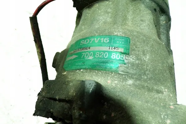 Compressore aria condizionata VW TRANSPORTER IV 2.5L OEM 7D0820805 image 3