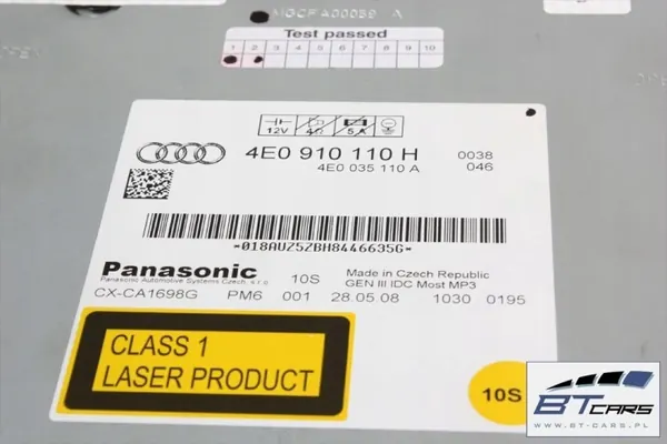 Audi CD-vaihtaja OEM bt-cars-9167 A4 A5 A6 A8 Q5 Q7 image 9