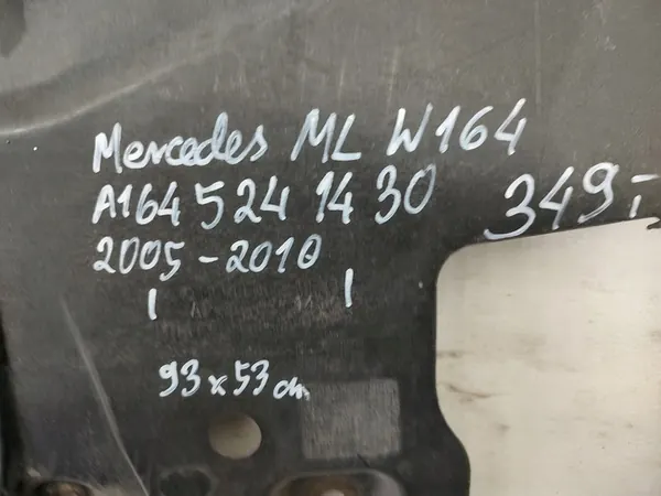 Motorplåt Mercedes ML W164 A1645241430 image 3