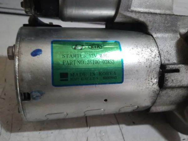 Motor de arranque Kia 1.4 RIO IV 2017- OE 3610003853 image 3