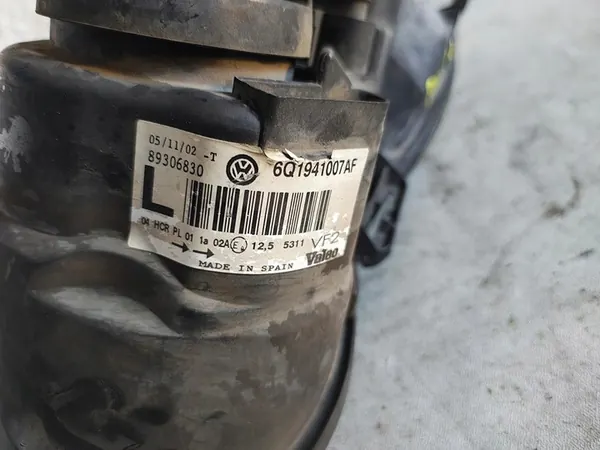 VOLKSWAGEN POLO 9N 02- Farol esquerdo EU 6Q1941007AF image 4