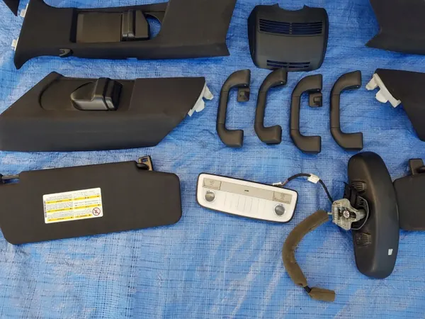 Mercedes W212 AMG Zwart Interieur Trim Set OEM image 3