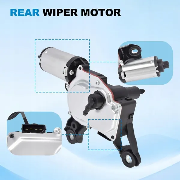DA-16872 Achterruitenwissermotor voor Audi A4 B8 A6 C6 image 4