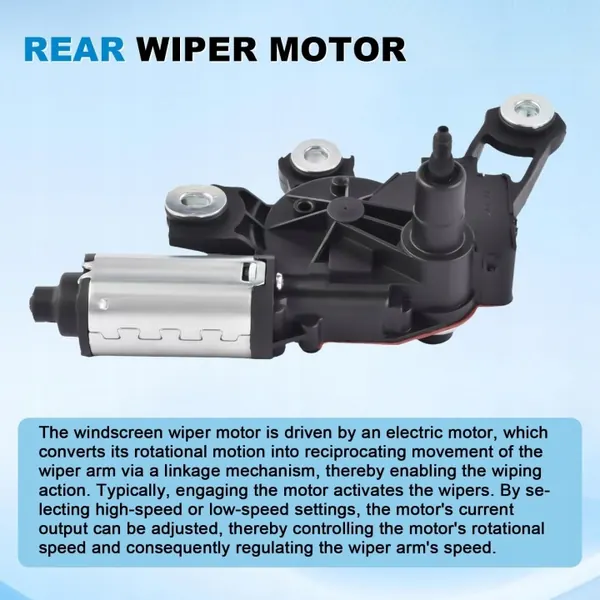 DA-16872 Achterruitenwissermotor voor Audi A4 B8 A6 C6 image 5