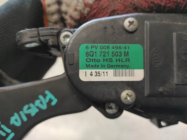 Pédale d'accélérateur Skoda Fabia II 1.6 TDI OEM 6Q1721503M image 5