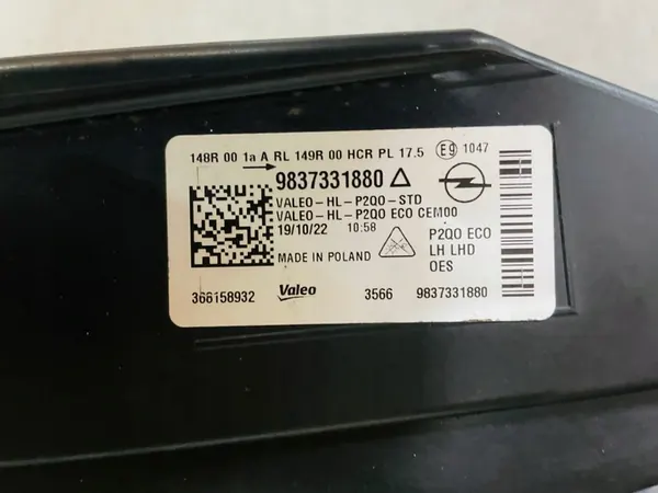 Opel Mokka B Full LED Linker Reflector 9837331880 image 7