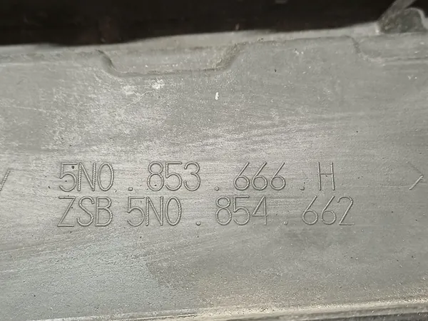 VW TIGUAN 1 I LIFT 11- Griglia faro antinebbia destro 5N0853666H image 5