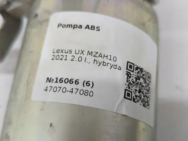 Pompe ABS Lexus UX MZAH10 2021 47070-47080 image 4