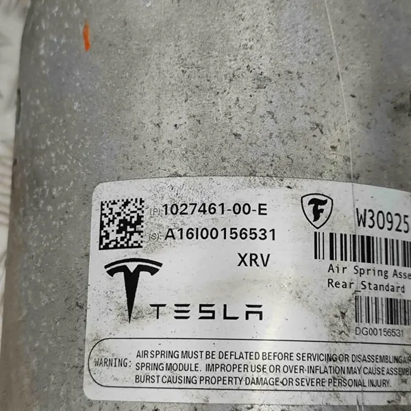 Hinterer linker Luftdämpfer Tesla Model X OEM 102746100E image 6
