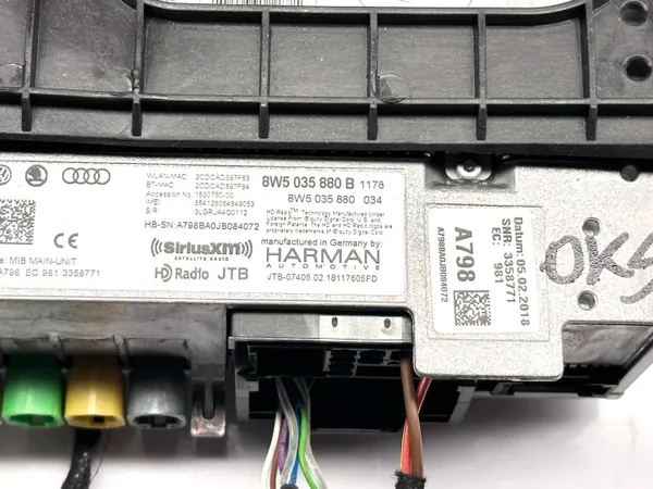 Radio Multimédia Audi A5 2018+ OEM 8W5035880B image 4