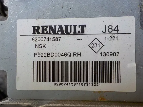 Direction assistée électrique Renault Scenic II OEM 8200741587 J84 image 3