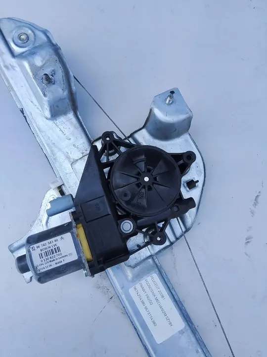 Regulador de janela dianteira direita PEUGEOT 2008 I 9674254380 image 3