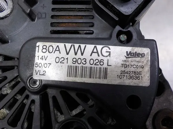 ALTERNATOR VOLKSWAGEN PASSAT B6 1.9TDI 021903026L image 4