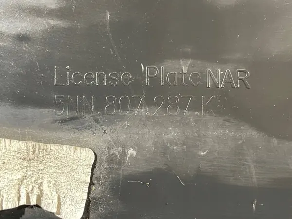 Cadre Plaque Immatriculation Avant OEM 5NN807287K VW Tiguan image 9