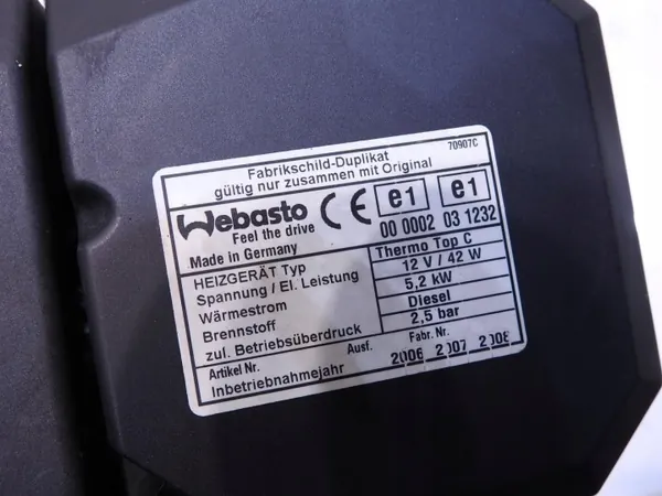 Calefactor auxiliar Webasto OEM 89073M para BMW X3 E83 image 5