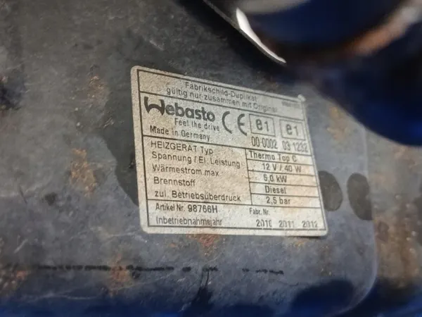 Webasto-lämmitin PEUGEOT 807 2.0HDI OEM CADILAK-Bochnia-498916- image 4