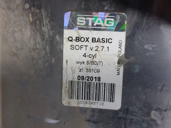 LPG-paketti Stag-4 QBOX Basic AC W01-4 Type R02 PS-04 image 3