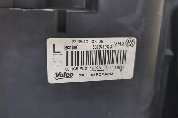 VW POLO 9N MK4 Farol Esquerdo 6Q1941007AT image 6