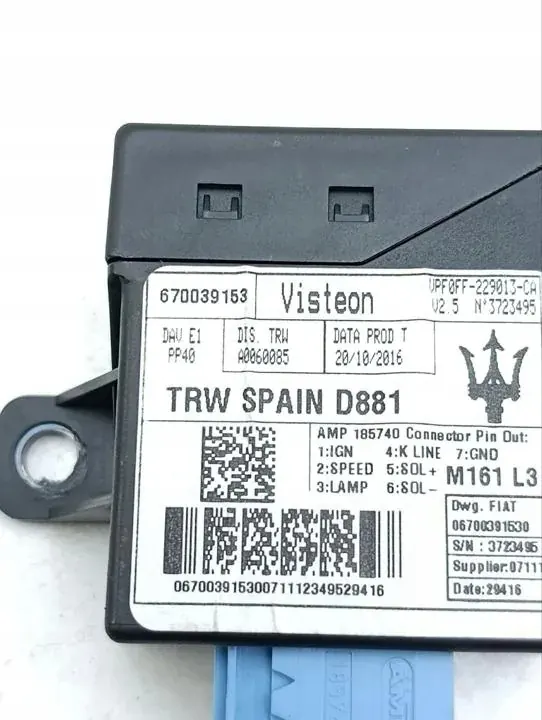 Unidad de control Maserati Levante OEM 670039153 image 8