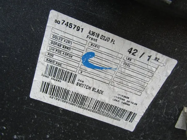 Paraurti anteriore Opel Astra K V 2019 image 10