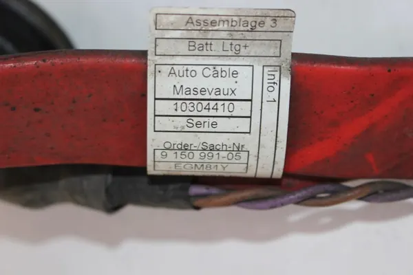 Cabo Positivo Bateria BMW OEM 9150991 image 7