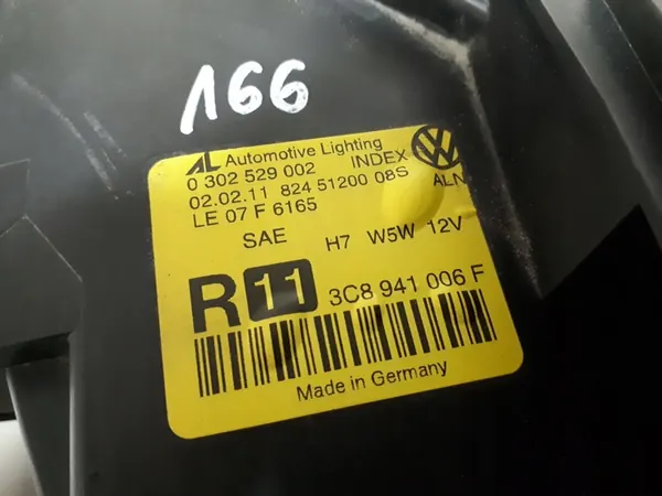 Ajovalot VW Passat CC USA Oikea image 5