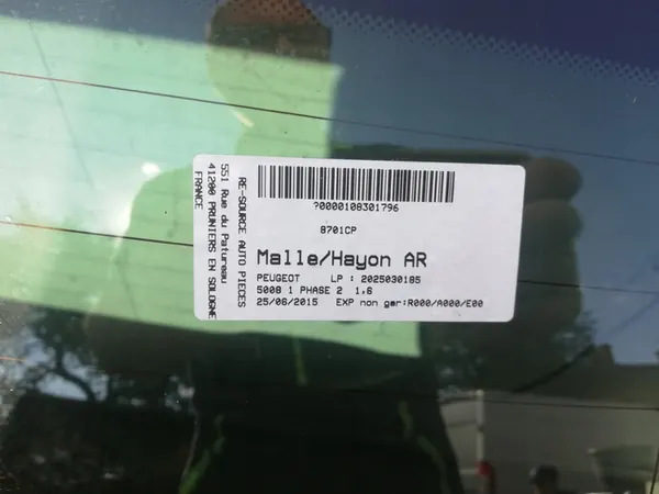 Rear Tailgate Peugeot 5008 I 2009-2017 OE 8701CP image 4