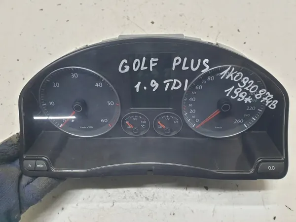 Instrumentpanel VW Golf Plus 1.9 TDI OEM 1K0920874B image 3