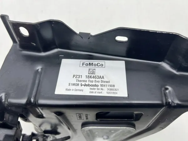 Ford Transit Custom MK2 Webasto Lämmityslaite OEM PZ3118K463AA image 5