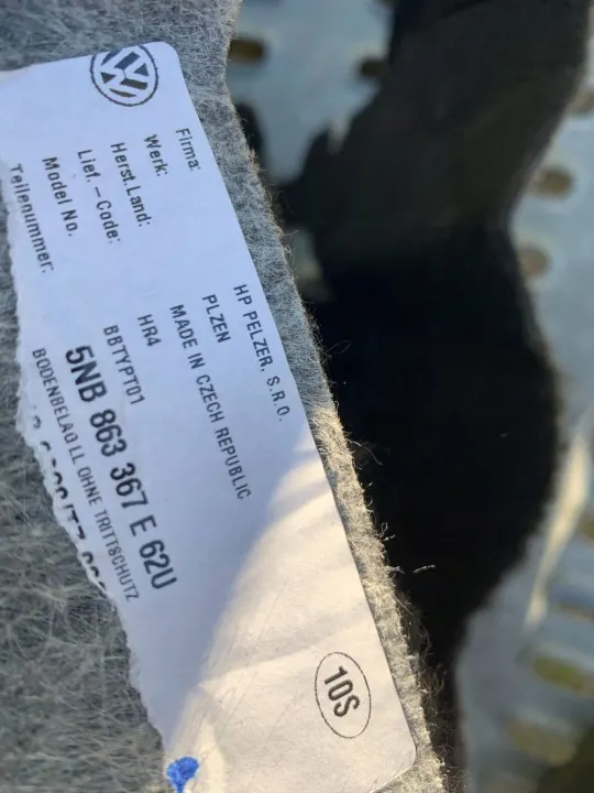 Gebrauchte Teppichmatte OEM 5NB863367E für VW Tiguan image 5