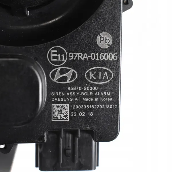 OEM 95870-S0000 hälytyssireeni Hyundai i30N/i30 image 3