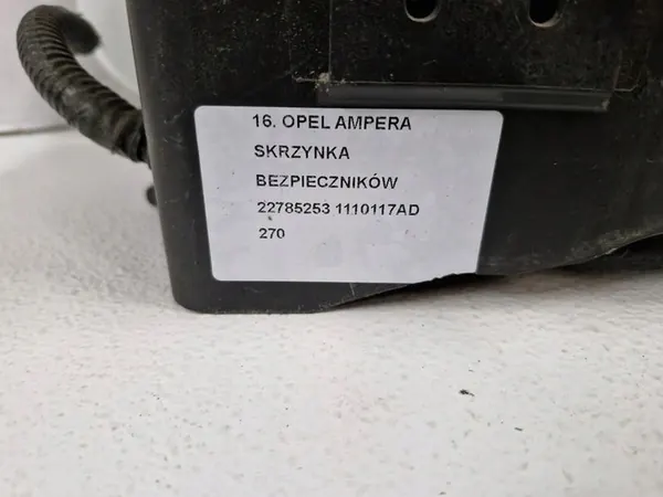 CAIXA DE FUSÍVEIS OPEL AMPERA 22785253 1110117AD image 7