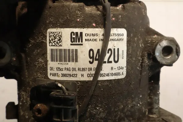 Ilmastointikompressori Opel Astra J Lift 1.4 OEM image 7