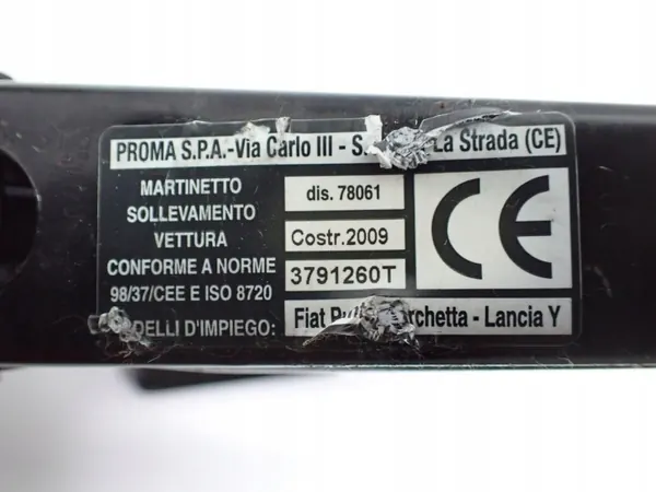 Kit de réparation cric OEM 3791260T Lancia - Occasion image 7