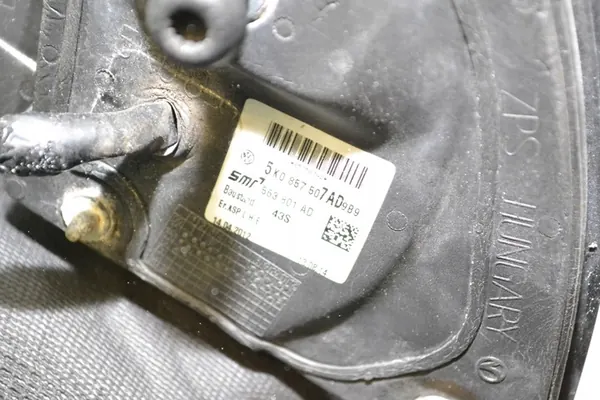 Espelho Frontal Esquerdo Volkswagen GOLF MK6 5K0857507AD9B9 image 9