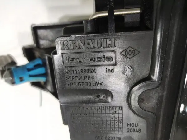 Ladebuchsenabdeckung Renault Zoe I OEM 1119985X 2013-2019 image 8