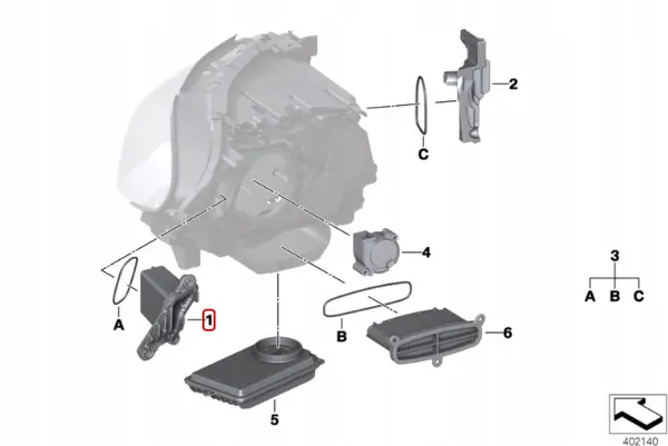 Módulo de Sinal FULL LED BMW 5 F10 F11 F07 F18 image 3