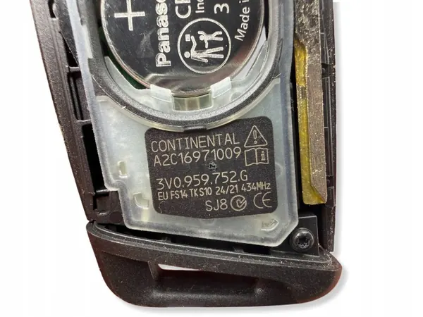 Télécommande Keyless Skoda OEM 3V0959752G image 7
