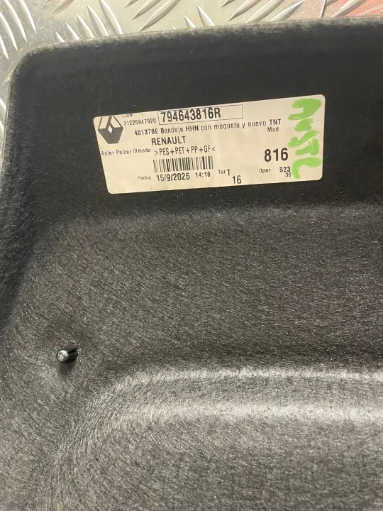 Bakre bagagehylla OEM 794643816R för Renault Austral image 7