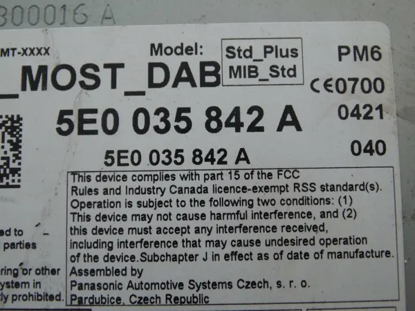 Lector de tarjetas SD OEM 5E0035842A para Skoda Octavia III image 7