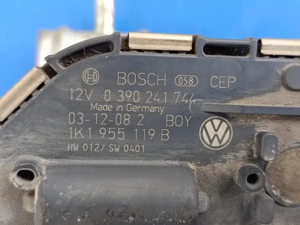 VW GOLF 5 Frontscheibenwischermotor 1K1955119B BOSCH 0390241744 image 4