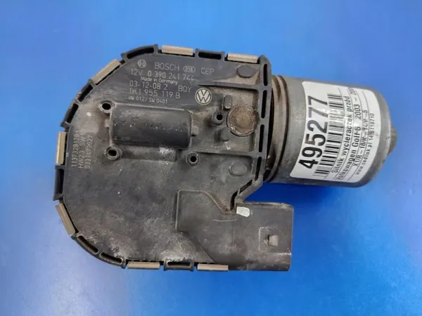 VW GOLF 5 Frontscheibenwischermotor 1K1955119B BOSCH 0390241744 image 7
