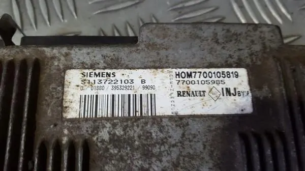 Renault Laguna Motorstyrning 1998 2.0L 7700105819 image 2