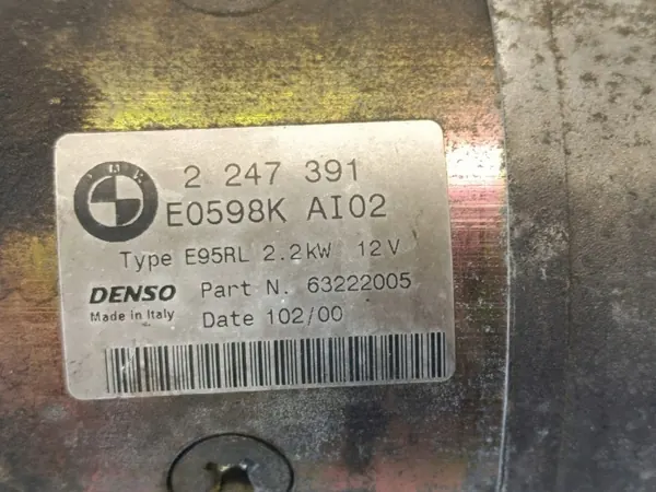 BMW Startmotor OEM 2247391 voor M57 3.0D Motor image 3