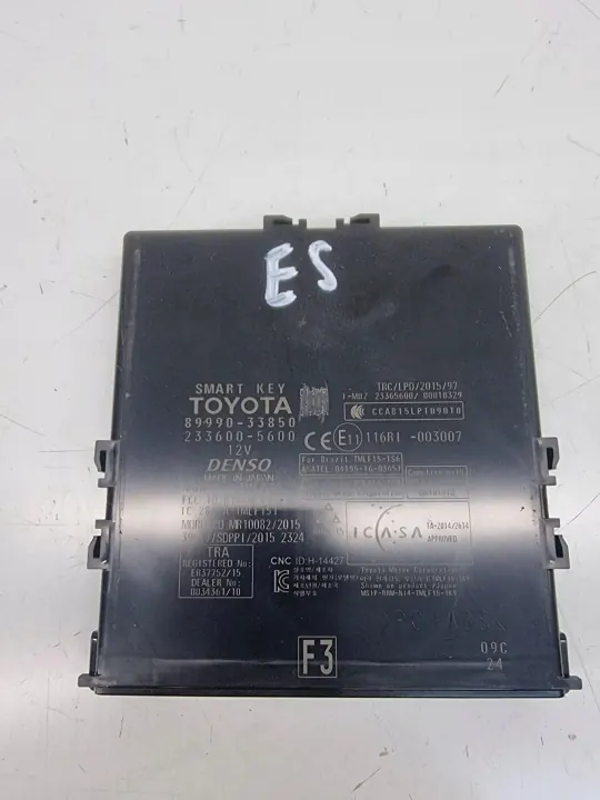 Módulo sem chave Lexus ES VII OEM 8999033850 image 2