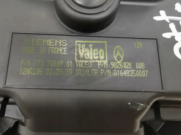 Fläktmotor Mercedes-Benz ML W164 2005 A1648350007 image 7