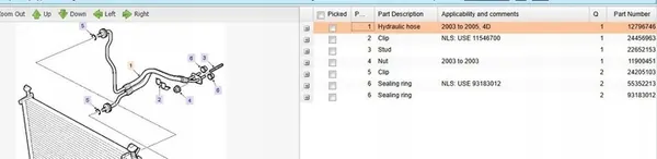 Saab 9-3 2003 Tubo de enchimento de óleo 12796746 image 5