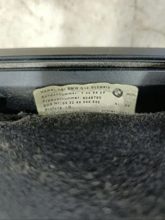 Estante de maletero BMW 7 2016 OEM 7425528 - Usado image 6