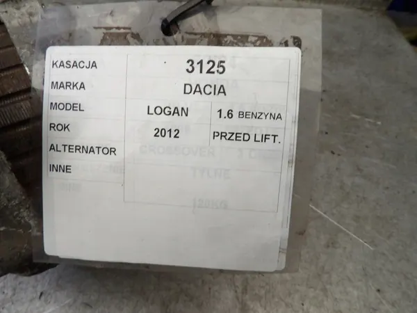 Dacia Logan generaattori 8200660053 image 4